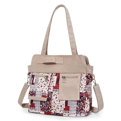boho floral tote bag for women - original artist hand-drawn print - Black Butterfly Art (view 4)