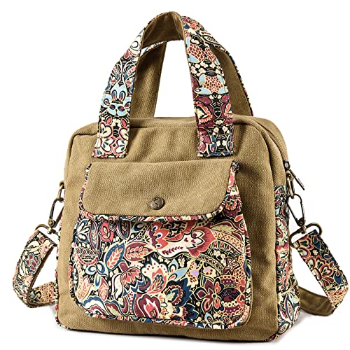 Black Butterfly Boho Small Crossbody Bag for Women, Floral Shoulder Bag