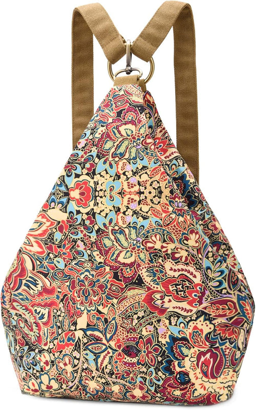 Black Butterfly Boho Small Backpack for Women, Lightweight Travel Daypack - boho bag by Black Butterfly Art